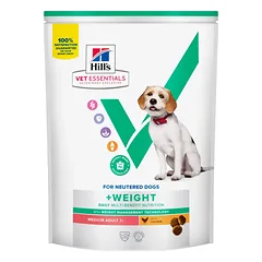 Hill’s Vet Essentials Sausas maistas vidutinių veislių šunims svorio kontrolei. Su vištiena 10kg