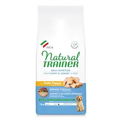 Natural Trainer Puppy & Junior Maxi su vištiena, sausas maistas šunims — 2 nuotrauka