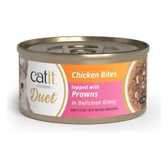Catit Cuisine Duet konservai katėms su vištiena ir krevetėmis, 75 g nuotrauka