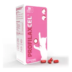 Pharmadiet Profilaxcel papildas šunims ir katėms saugantis pieno liaukas ir prostatos ląsteles, 30 tablečių