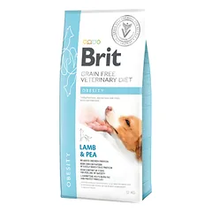 Brit Care GF VET sausas maistas nutukusiems šunims, 12 KG
