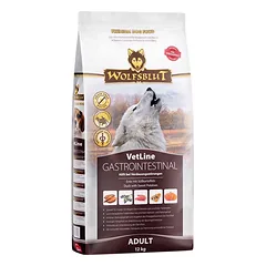 WOLFSBLUT VetLine Gastrointestinal Dietinis maistas šunims su virškinimo sutrikimais 12 kg