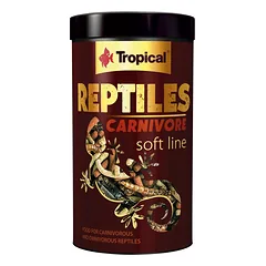 Tropical Soft Line Reptiles Carnivore maistas mėsėdžiams ropliams, minkštas  250 ml