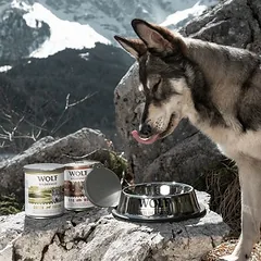 Wolf of Wilderness silikoninis dangtelis konservų dėžutėms, 2 vnt., tinka Ø 7,5 cm (400 g) + Ø 10 cm (800 g) skardinėms — 2 nuotrauka