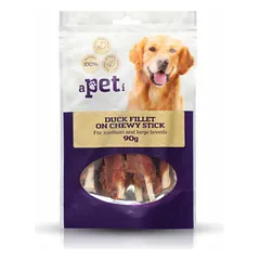 Apeti Dog Medium & Large Breeds antienos filė ant kramtomos lazdelės, skanėstai šunims 90 g