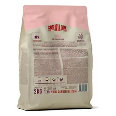 Carnilove Cat True Fresh Sterilised su kalakutiena, sausas maistas katėms 6 kg — 2 nuotrauka