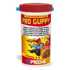 PRODAC PRO GUPPY Smulkūs Dribsniai Gupijoms 250ml 50g