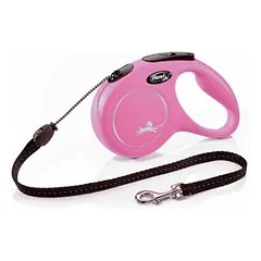 Flexi New Classic M (cord) 8 m, pink - dog leash