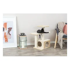 TRIXIE Valencia draskyklė su stulpais ir būda, 71cm, smėlio — 3 nuotrauka