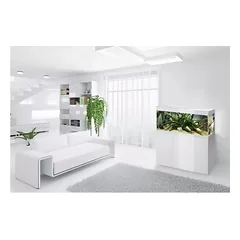 Glossy 100 akvariumas stačiakampis, baltas, 100x40x60 cm — 5 nuotrauka
