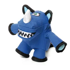 Record Monster Gang - pliušinis žaislas šunims, linksmas monstras, Zielony / 18cm — 3 nuotrauka