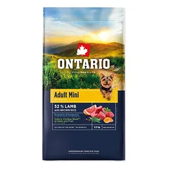 Ontario Adult Mini Lamb & Brown Rice 6,5kg