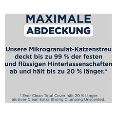 Ever Clean® Total Cover kietėjantis kraikas be kvapo, Ekonominė pakuotė: 2 x 10 l — 2 nuotrauka