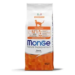 Monge Sterilised Monoprotein su antiena, sausas maistas katėms 10 kg parduotuvėje vetprekes.lt