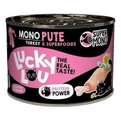 Lucky Lou SuperMono² drėgnas maistas katėms 6 x 200 g
