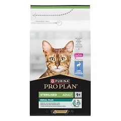 PURINA PRO PLAN Sterilised Renal Plus Turtinga su triušiu 1,5 kg sausa maistas katėms po sterilizacijos