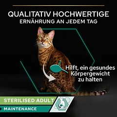 PURINA PRO PLAN Cat Sterilised Maintenance drėgnas maistas katėms — 4 nuotrauka