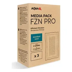 AQUAEL Media Pack Standard, Standartinis „FZN Pro“ filtravimo paketas: mechaninis ir biologinis filtravimas