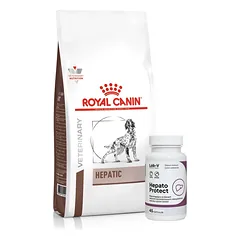 ROYAL CANIN Hepatic HF 16 1,5kg + LAB-V Hepato Protect 45 kapsulės