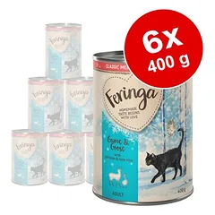 Limited Edition: Feringa Classic Meat žieminis meniu su žvėriena ir žąsiena, drėgnas maistas katėms — 2 nuotrauka