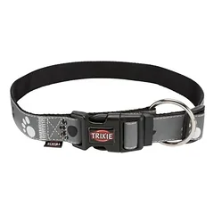 Trixie Silver Reflect Collar antkaklis šunims su atspindinčiomis detalėmis, L-XL, 40-65 cm/25 mm