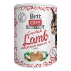 Brit Care Cat Superfruits Lamb begrūdis skanėstas katėms, 100 g