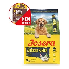 Josera M/M Adult Chicken and Rice sausas pašaras vidutinių ir didelių veislių šunims su vištiena ir ryžiais, 12,5 kg — 2 nuotrauka