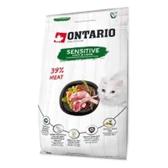 Ontario visavertis pašaras suaugusioms katėms Cat Sensitive, 2 kg — 2 nuotrauka