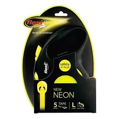 Flexi Neon (New Classic) ritininis pavadėlis šunims L (juosta) 5 m — 2 nuotrauka