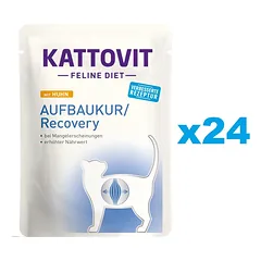 KATTOVIT Feline Diet Recovery Chicken vištiena 24 x 85 g