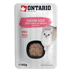 Ontario Kitten Soup Chicken, Carrot & Rice 40g (Sriuba)