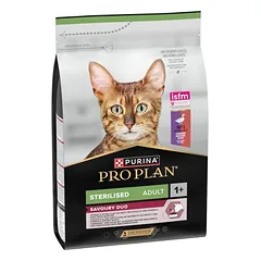 PURINA PRO PLAN Sterilised Adult Savoury Duo su antiena ir kepenimis, sausas maistas katėms, > 10 kg — 2 nuotrauka