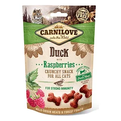 Carnilove Cat skanėstas Duck with Raspberries with fresh meat 50g