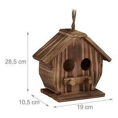Inkilas Relaxdays, pakabinamas, Ruda, 28,5 × 19 × 10,5 cm — 4 nuotrauka