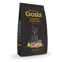 Gosbi begrūdis sausas maistas suaugusiems mažų veislių šunims  Exclusive Grain Free Adult Mini, 500 g