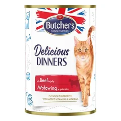 Butcher's Delicious Dinners 6 x 400 g, drėgnas maistas katėms, 400 - 499 g — 2 nuotrauka