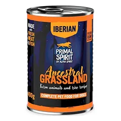 PRIMAL Iberian Ancestral Grassland konservas šunims 400g (6)