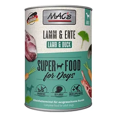 MAC's Adult Superfood drėgnas maistas šunims, ekonominė pakuotė 12 x 400 g, Hühnchen & Cranberry — 3 nuotrauka