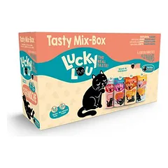 Lucky Lou Adult drėgnas maistas katėms, bandomasis rinkinys 12 x 125 g