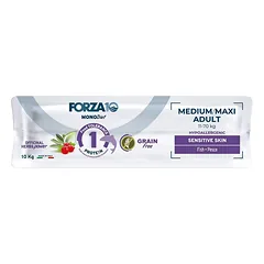 Forza10 MonoDiet Sensitive Skin Medium/Maxi Adult hipoalerginis sausas maistas vidutinio ir didelio dydžio šunims su jautria oda, 10 kg — 3 nuotrauka