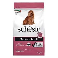 Schesir Dog Medium Adult mit Schinken