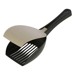 KERBL kraiko semtuvėlis su dangteliu Scoop Shaker, 28 x 10 cm, smėlio sp.