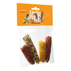 Little one skanėstas graužikams mini kukurūzų burbuolės, 130 g