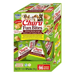Churu Fun Bites skanėstas šunims su vištiena ir moliūgu suktinukai 96g