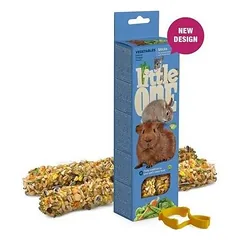 Mealberry Little One lazdelės jūrų kiaulytėms, triušiams ir šinšiloms su daržovėmis 2 x 60 g — 2 nuotrauka