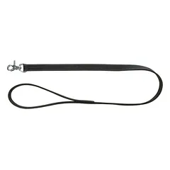 Trixie Rustic rieb. odos pavadys Heartbeat, M-L 1m/20mm, juodas