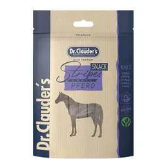 Dr. Clauders Stripes Snack Horse skanėstas šunims ir katėms juostelėmis su arkliena, 80 g