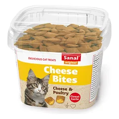 Sanal Cheese Bites cup skanėstai su sūriu katėms, 75g