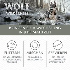 Wolf of Wilderness Senior – su daug šviežios paukštienos, drėgnas maistas šunims 6 x 800 g — 2 nuotrauka
