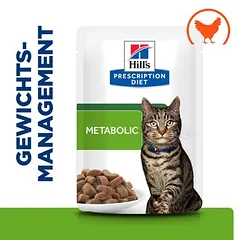 Hill's Prescription Diet Metabolic svorio kontrolė, drėgnas maistas katėms — 2 nuotrauka